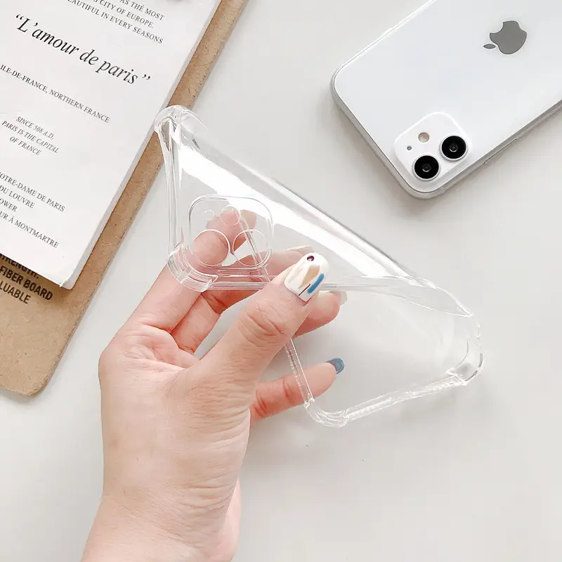Transparent iPhone 16 Promax Mobile Case Four Corners Anti-Fall - Image 2