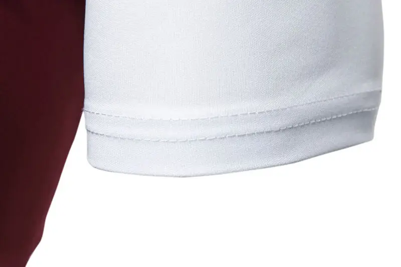 Men Cross Color Spliced Short Sleeve T-Shirt — feature 15