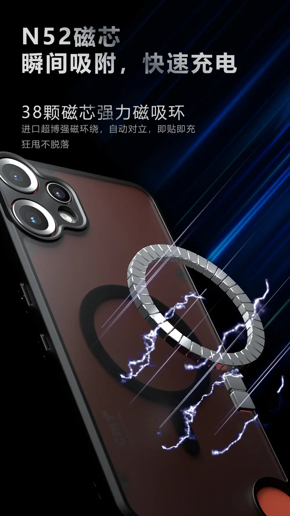 Anti-Drop Magnetic Phone Case for Nothing CMF 2 Pro — feature 2