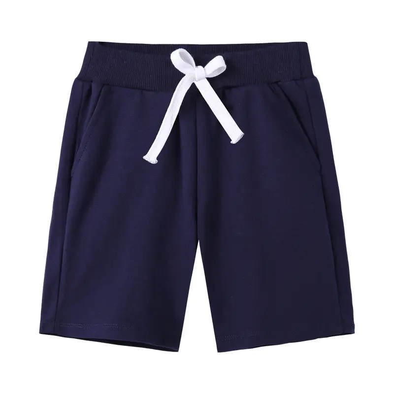 Green Cotton Mid-Length Pants for Boys Girls New Summer - Image 9