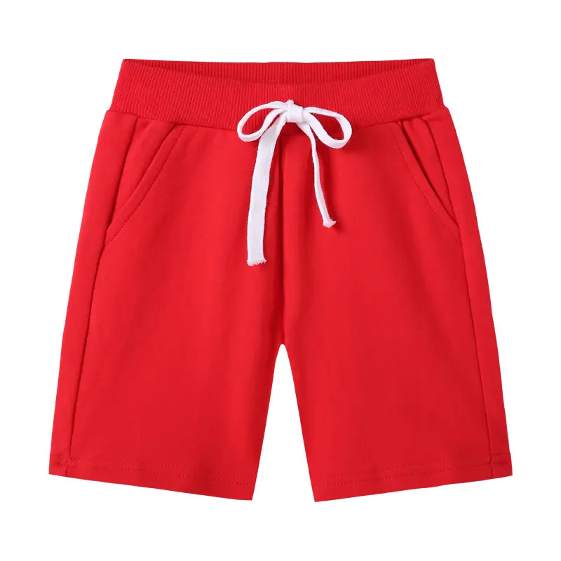 Green Cotton Mid-Length Pants for Boys Girls New Summer - Image 3