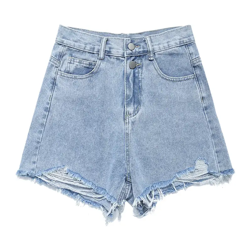Women Denim Shorts High Waist Slimming 2021 - Image 8