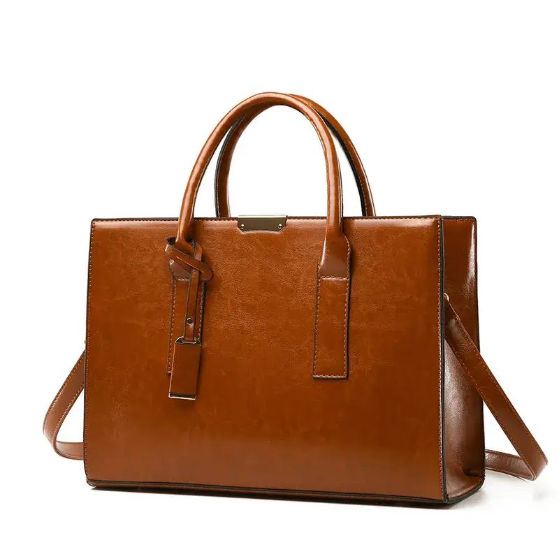 Women's Brown Leather Crossbody Bag 2022 - Image 7