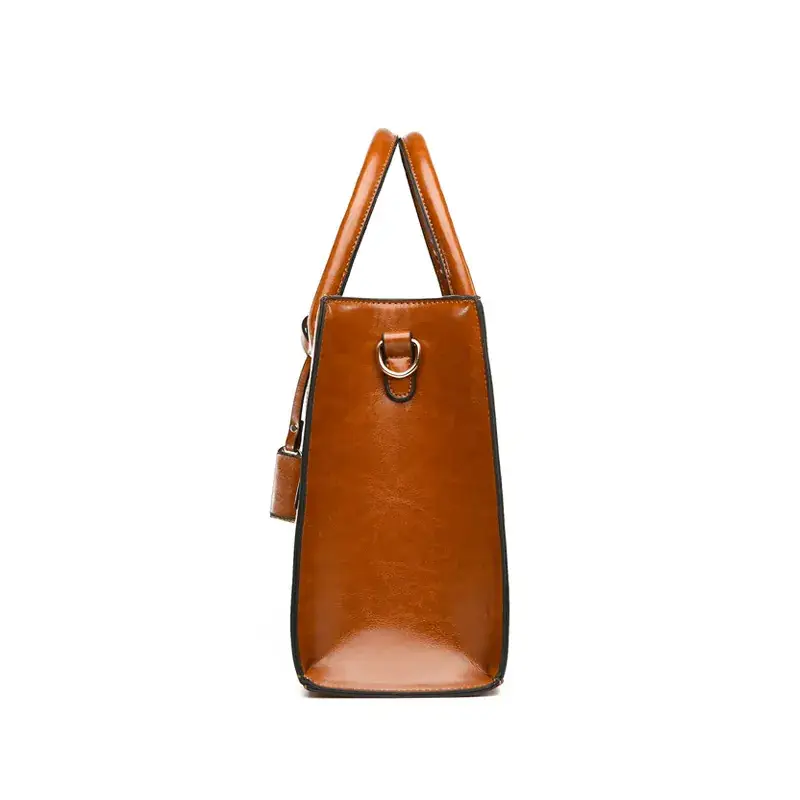 Women's Brown Leather Crossbody Bag 2022 - Image 8