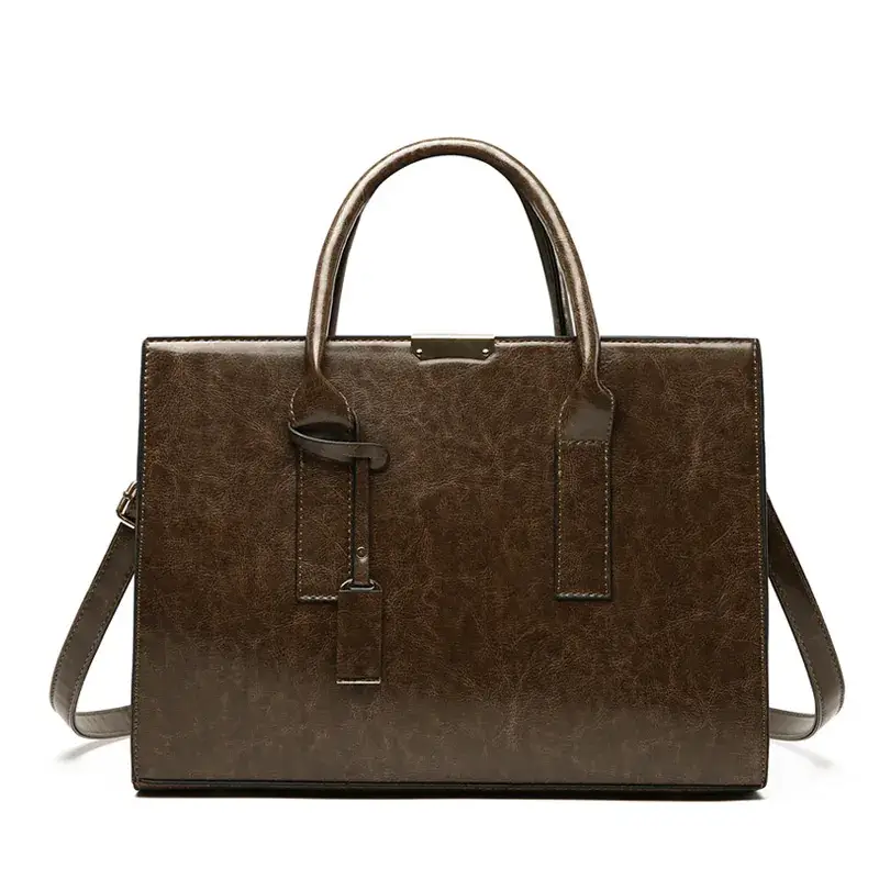 Women's Brown Leather Crossbody Bag 2022 - Image 2