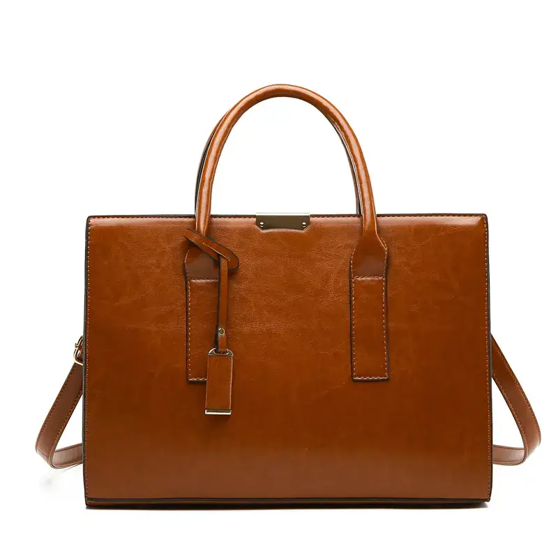 Women's Brown Leather Crossbody Bag 2022 - Image 4