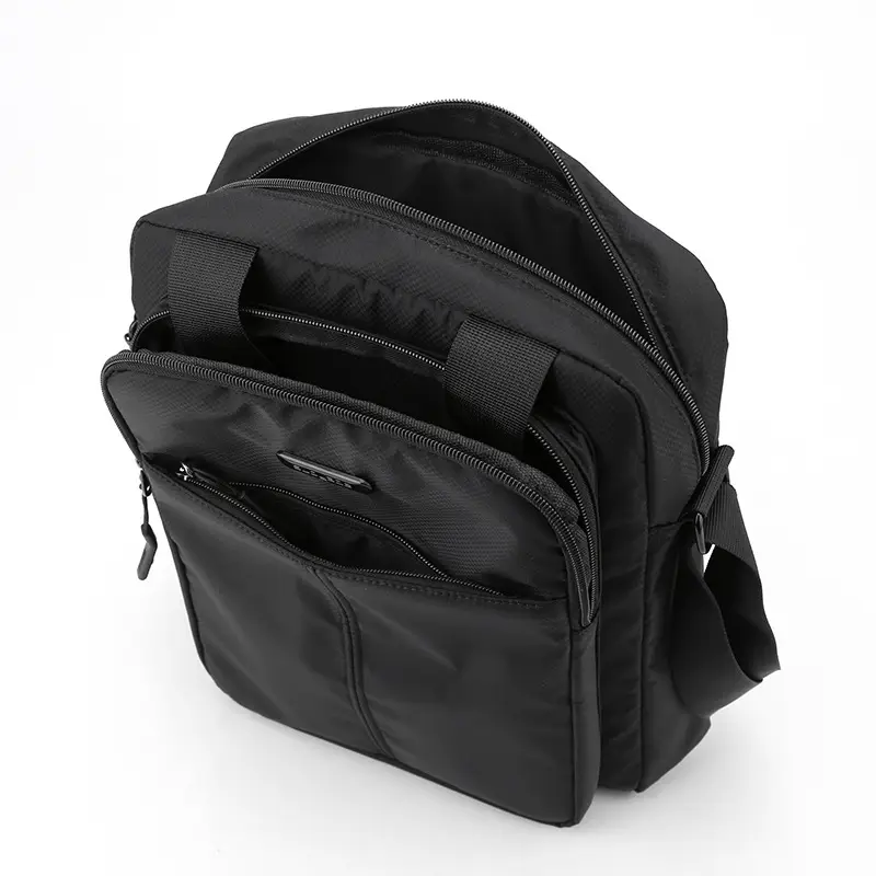 Men's Black Shoulder Bag Large Capacity 3 Colors