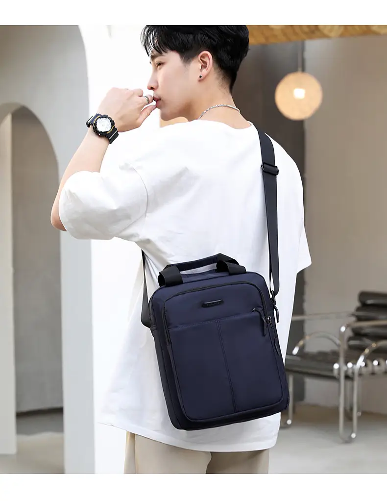 Men's Black Shoulder Bag Large Capacity 3 Colors — feature 20