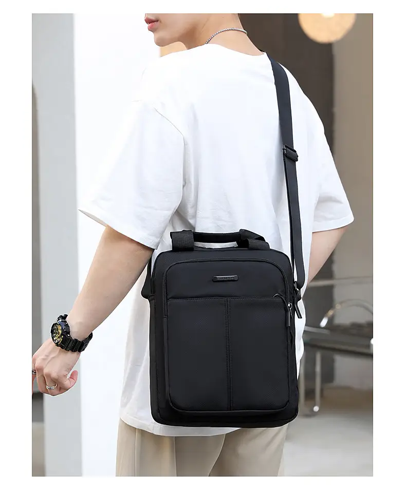 Men's Black Shoulder Bag Large Capacity 3 Colors — feature 28