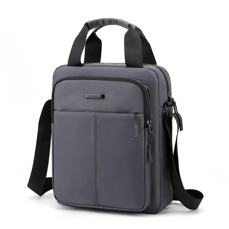 Men's Black Shoulder Bag Large Capacity 3 Colors