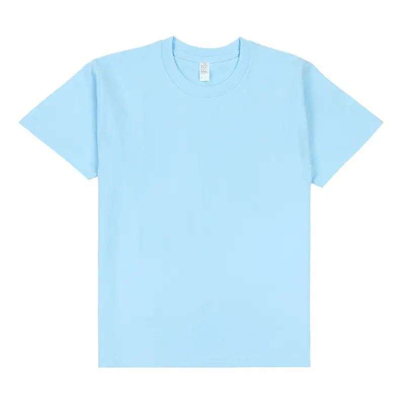 Men Black Cotton T-Shirt 250g Short Sleeve - Image 7