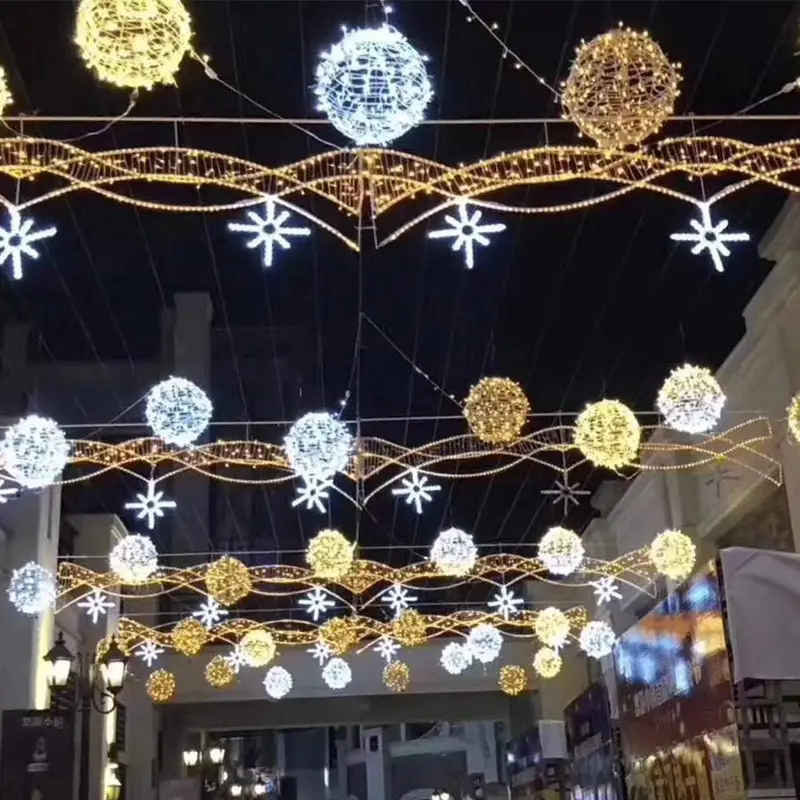 Outdoor Waterproof Rattan Ball Lamp String Decor - Image 2
