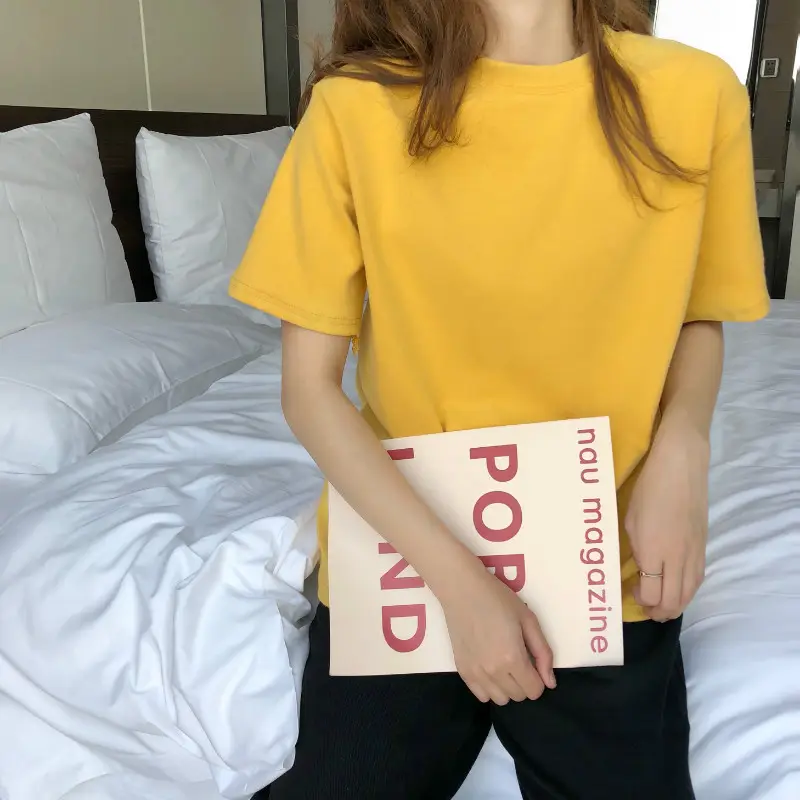 Women Grey Loose T-Shirt Short Sleeve Summer 2025 — feature 22