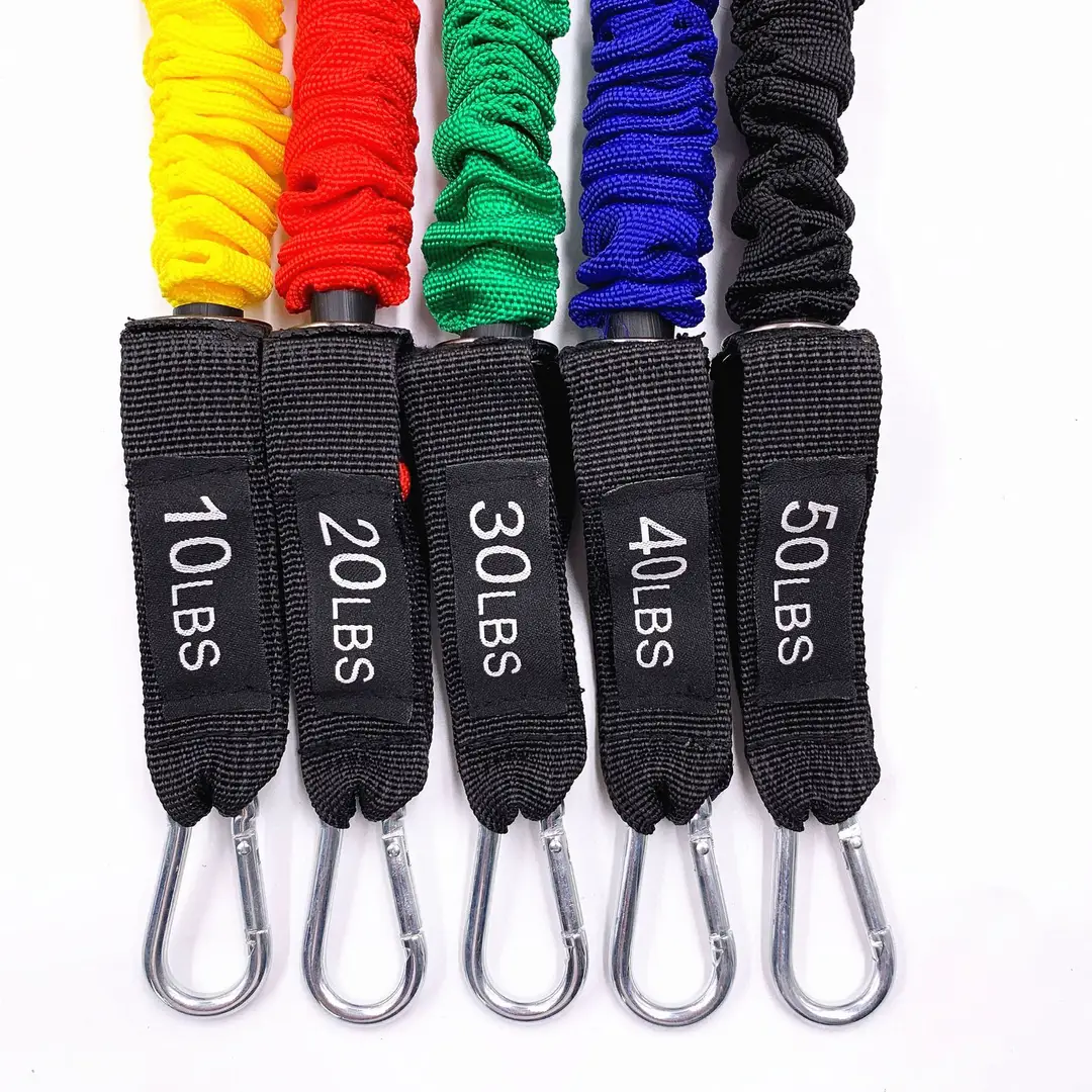 11-piece set of tension rope 150-pound cloth cover anti-breaking elastic belt 100LBS tension device multifunctional 11-piece set