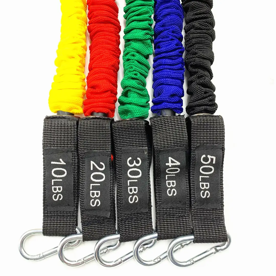 11-piece set of tension rope 150-pound cloth cover anti-breaking elastic belt 100LBS tension device multifunctional 11-piece set