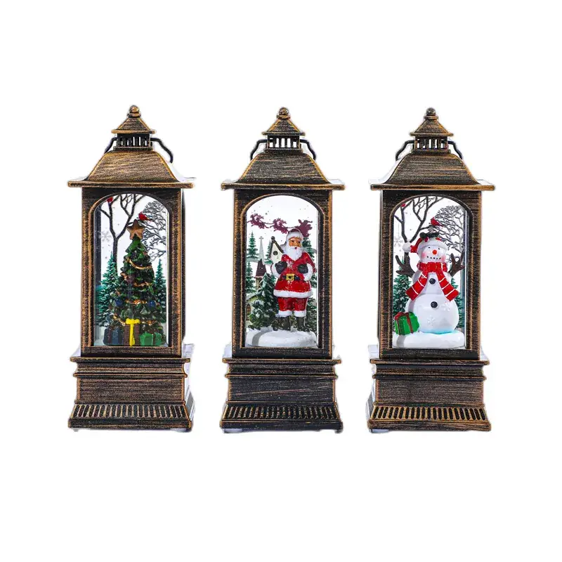 Christmas Decorative Lamps with Holiday Scenes for Elderly Home - Image 8