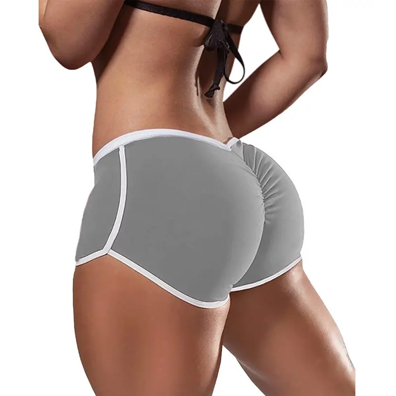 New European & American Cross-Border Sexy Low Waist Slim Fit Elastic Pleated Shorts for Women - Image 10