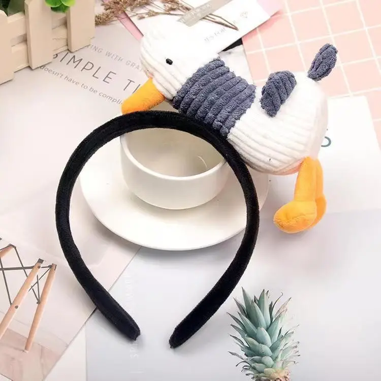 Rabbit Ear Headband with Faux Fur & Pink Pads