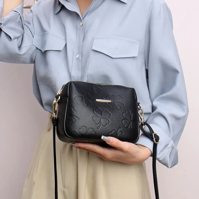 Green Embossed Shoulder Bag for Women 2025 - Image 8