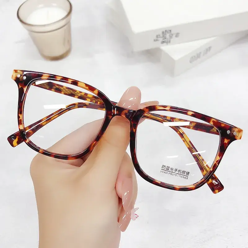 Women Anti-Blue Light Glasses Clear Transparent Frame