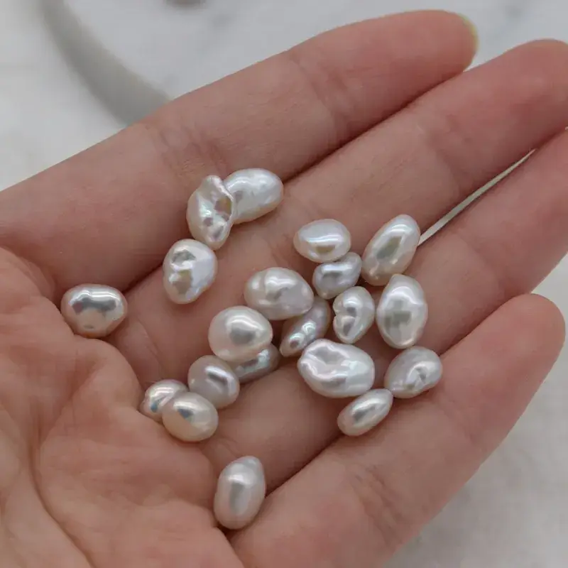 Freshwater Regenerated Pearl Beads 6-10mm - Image 2