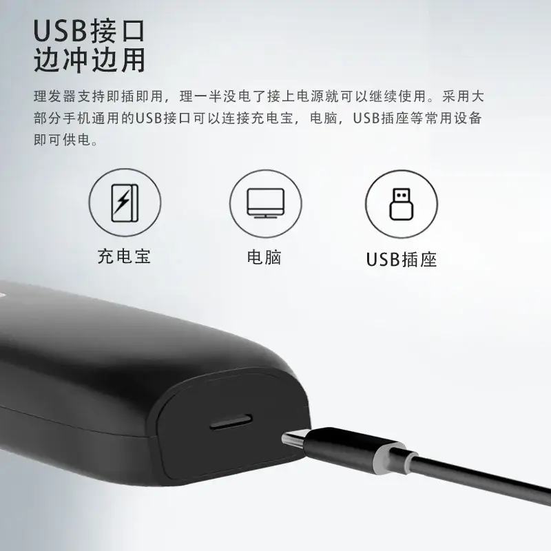 Rechargeable Electric Hair Clipper for Adults & Kids - Image 3