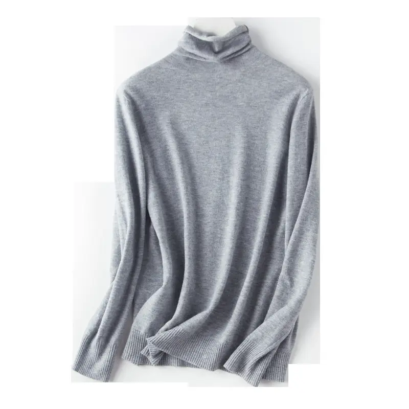 2024 Black High Neck Knit Pullover Women - Image 18