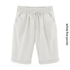 Women's Chubby Summer Casual Shorts Mint Blue - Image 8