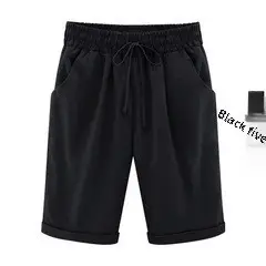 Women's Chubby Summer Casual Shorts Mint Blue - Image 12