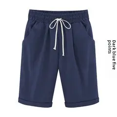 Women's Chubby Summer Casual Shorts Mint Blue - Image 41