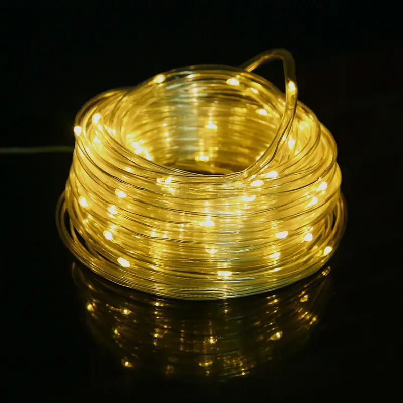 Purple LED Solar Tube Lamp Outdoor Waterproof - Image 6