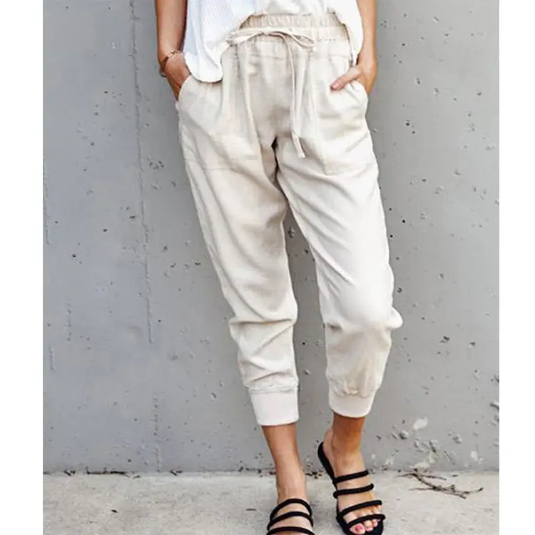 Women Pure Color Slim Fit Casual Pants 2025 - Image 12
