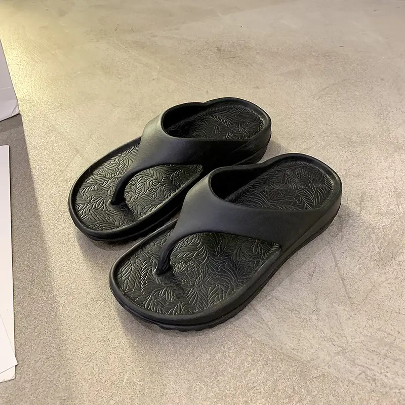 Women Orange Cross-Border Flip Flops Summer