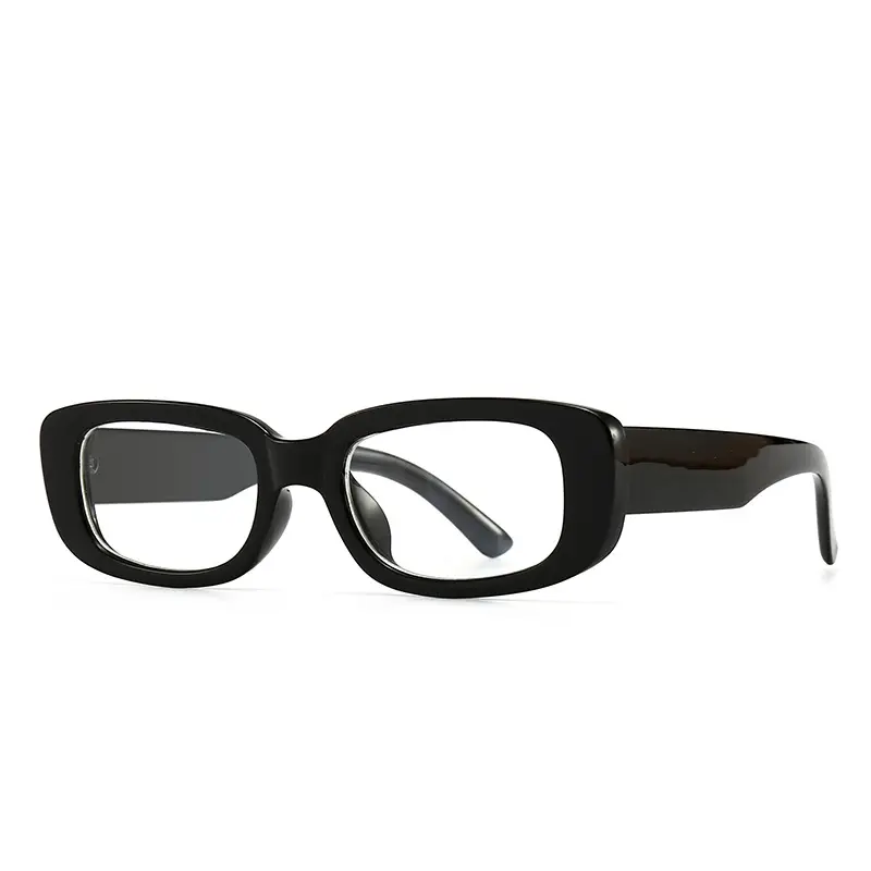 Red Tortue Print Narrow Sunglasses with Yellow Lens