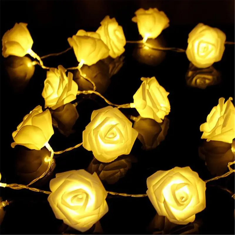 Wholesale Rose Light String LED Artificial Flower Lamp - Image 3