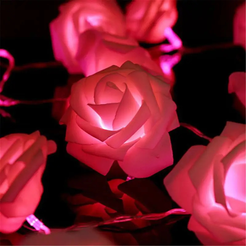 Wholesale Rose Light String LED Artificial Flower Lamp - Image 4