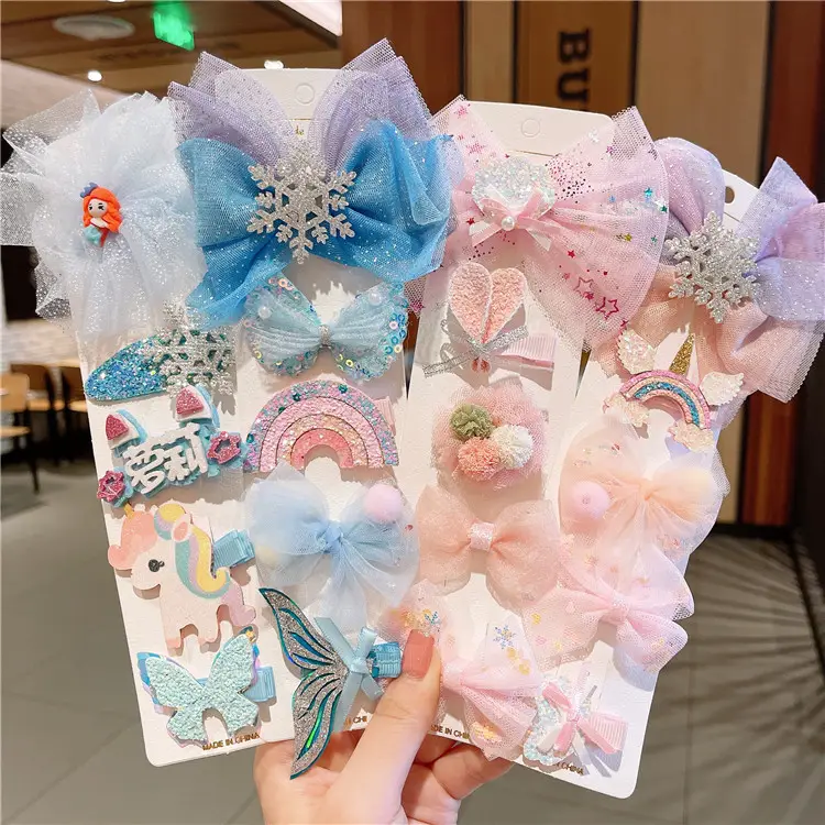 Cute Korean Style Baby Hair Clip Set Princess Aisha - Image 22