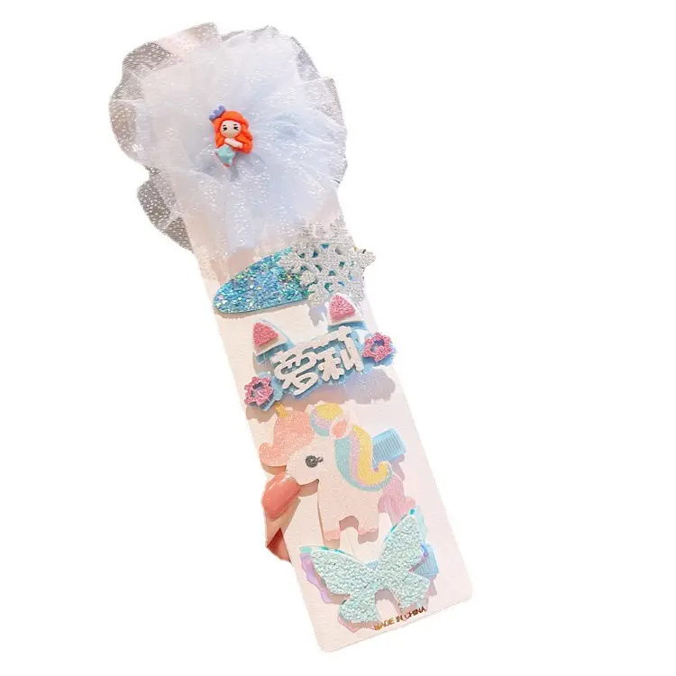 Cute Korean Style Baby Hair Clip Set Princess Aisha - Image 23