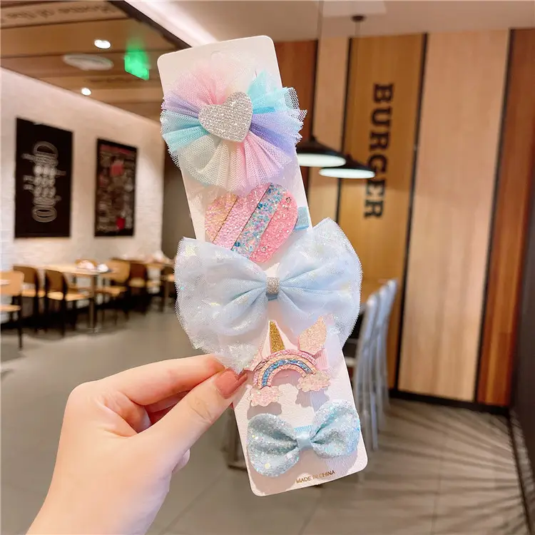 Cute Korean Style Baby Hair Clip Set Princess Aisha - Image 16