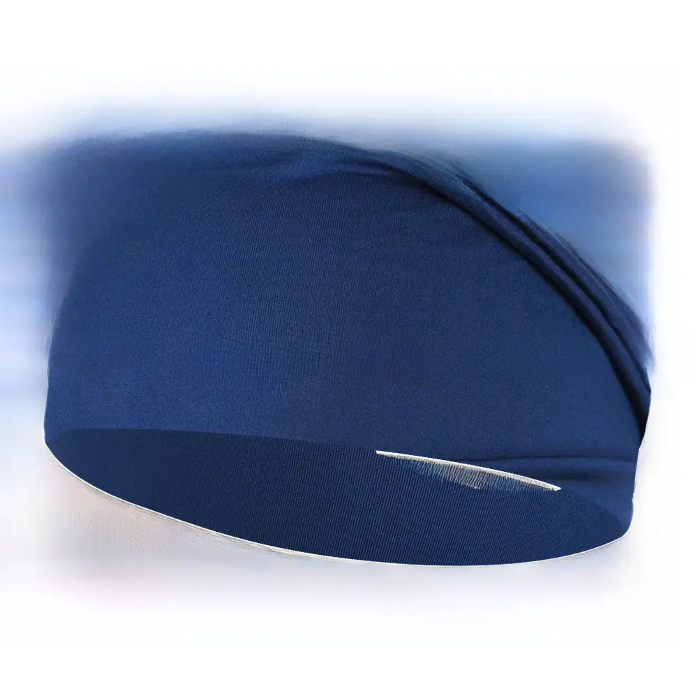 Purple Elastic Cotton Sports Headband for Men Women