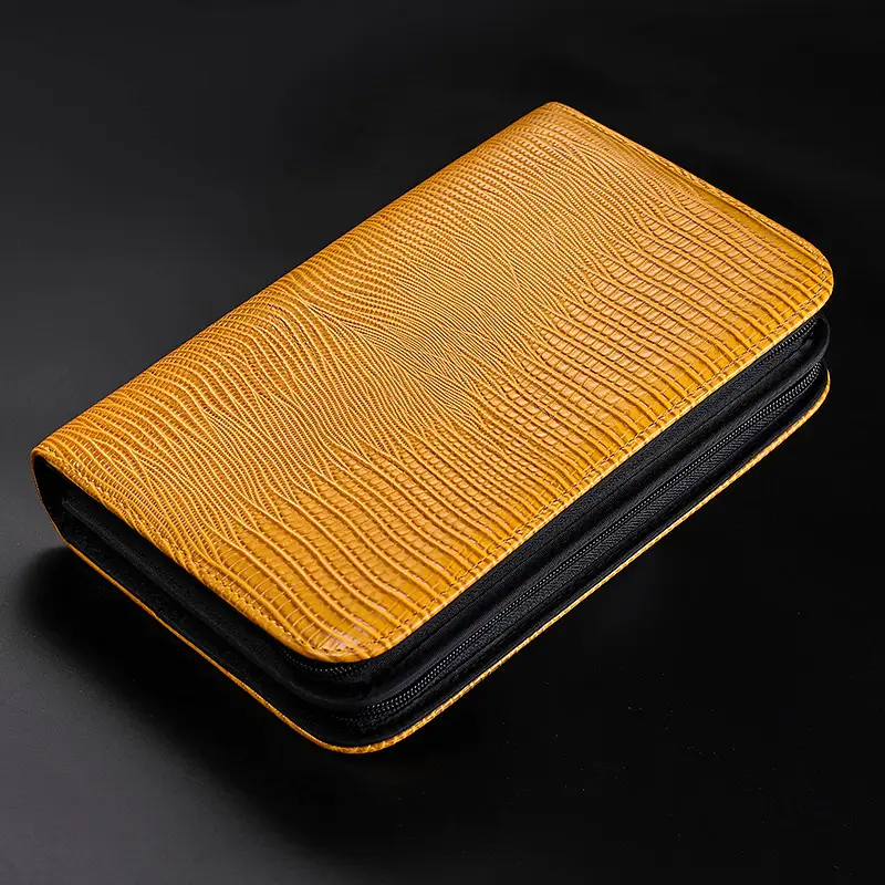 Pink Woven Hairdressing Clutch Bag with Zipper Closure - Image 2