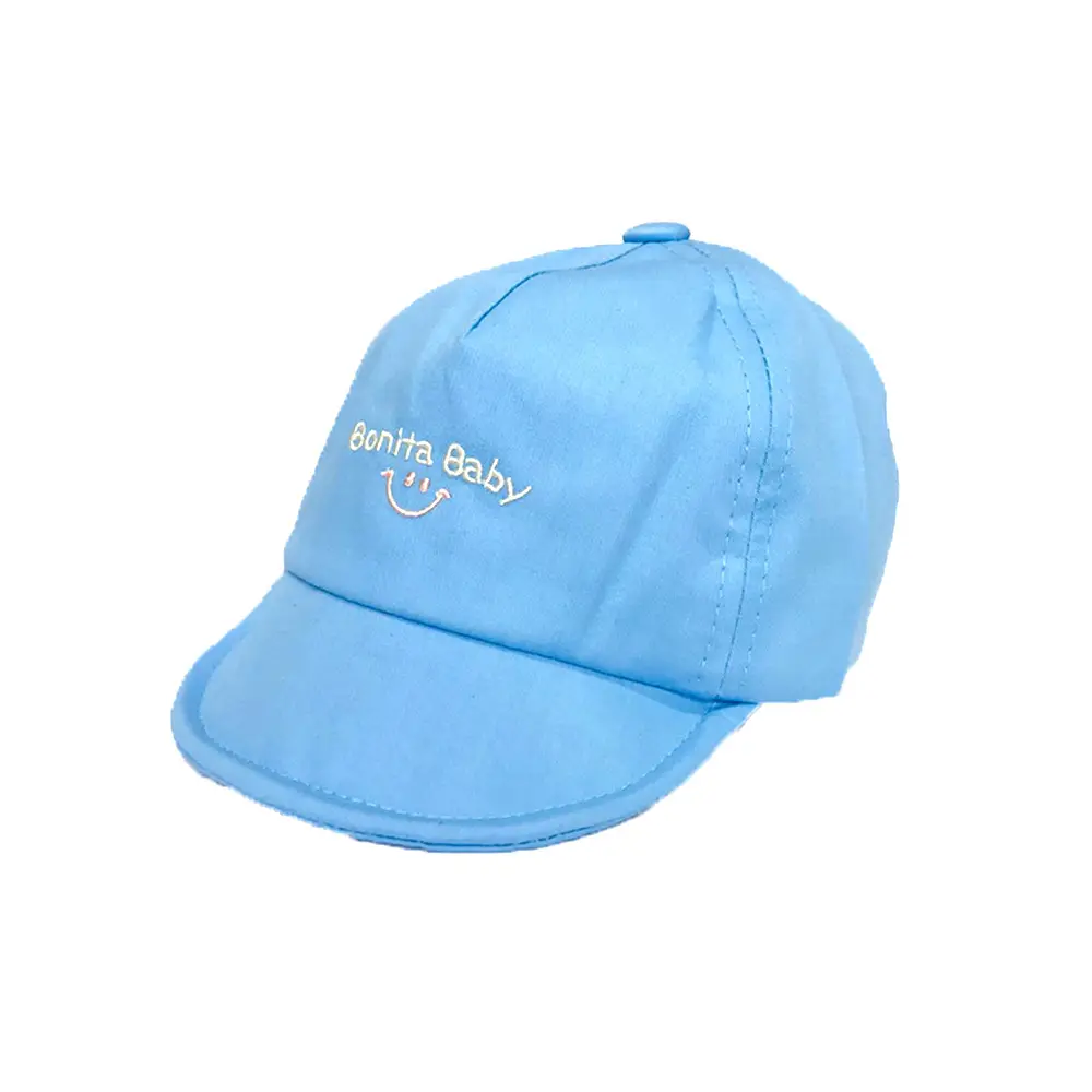 Newborn Baby Cap "Bonita Baby" Soft Cream - Image 1