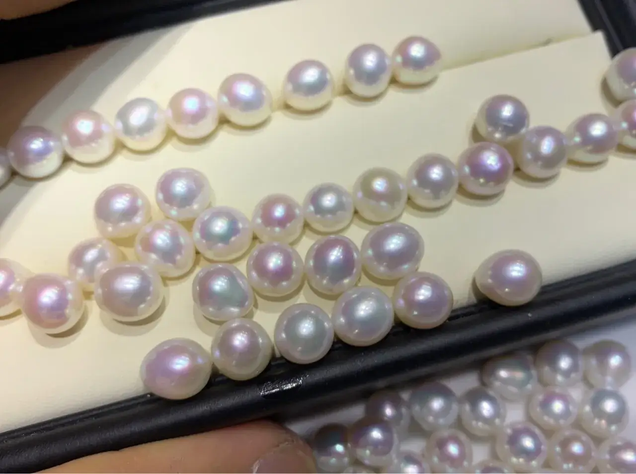 Nuclear Freshwater Pearl Pink Baroque 8-9mm - Image 3