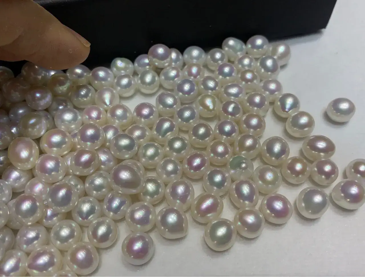Nuclear Freshwater Pearl Pink Baroque 8-9mm - Image 6