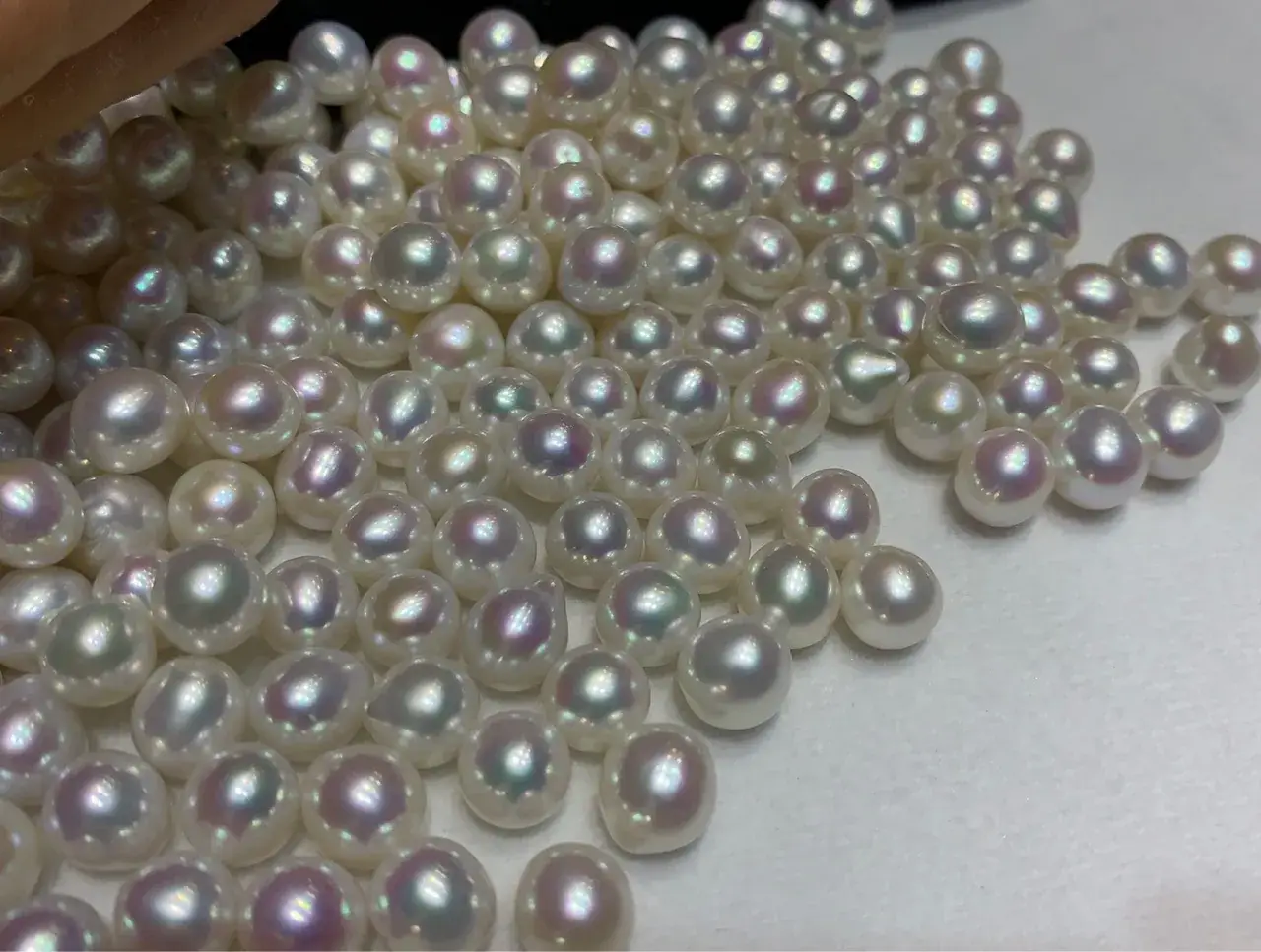 Nuclear Freshwater Pearl Pink Baroque 8-9mm - Image 8
