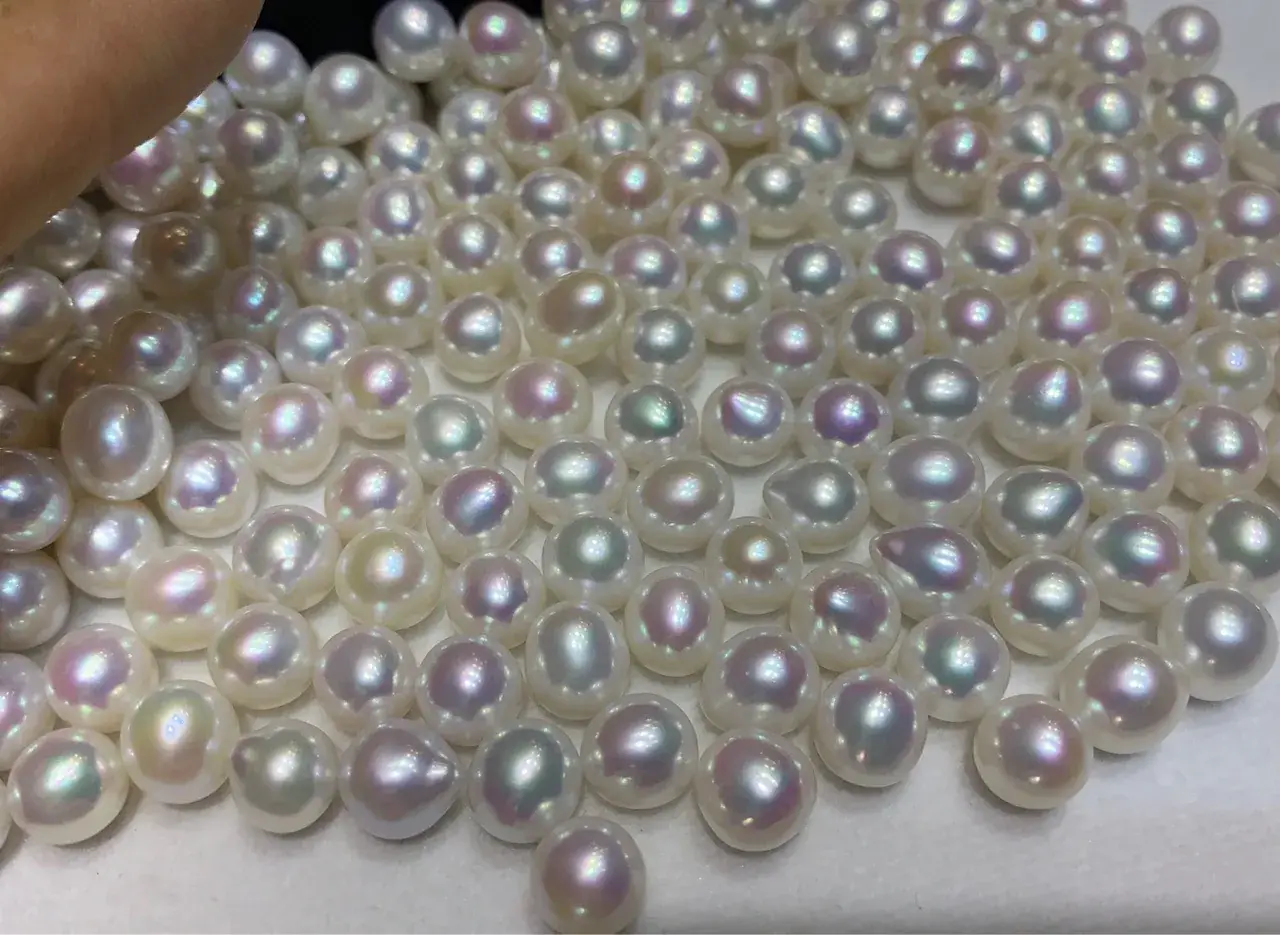 Nuclear Freshwater Pearl Pink Baroque 8-9mm - Image 9