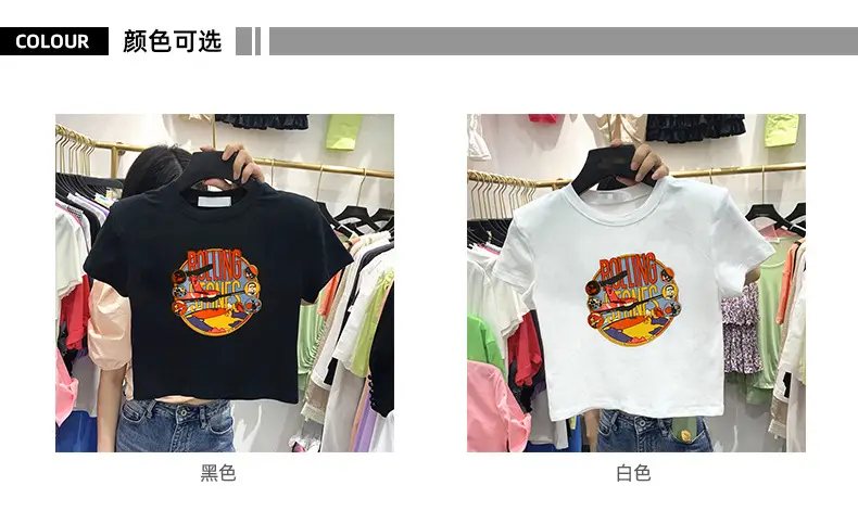 Black Rolling Stones T-Shirt Women Summer 2025 — feature 3