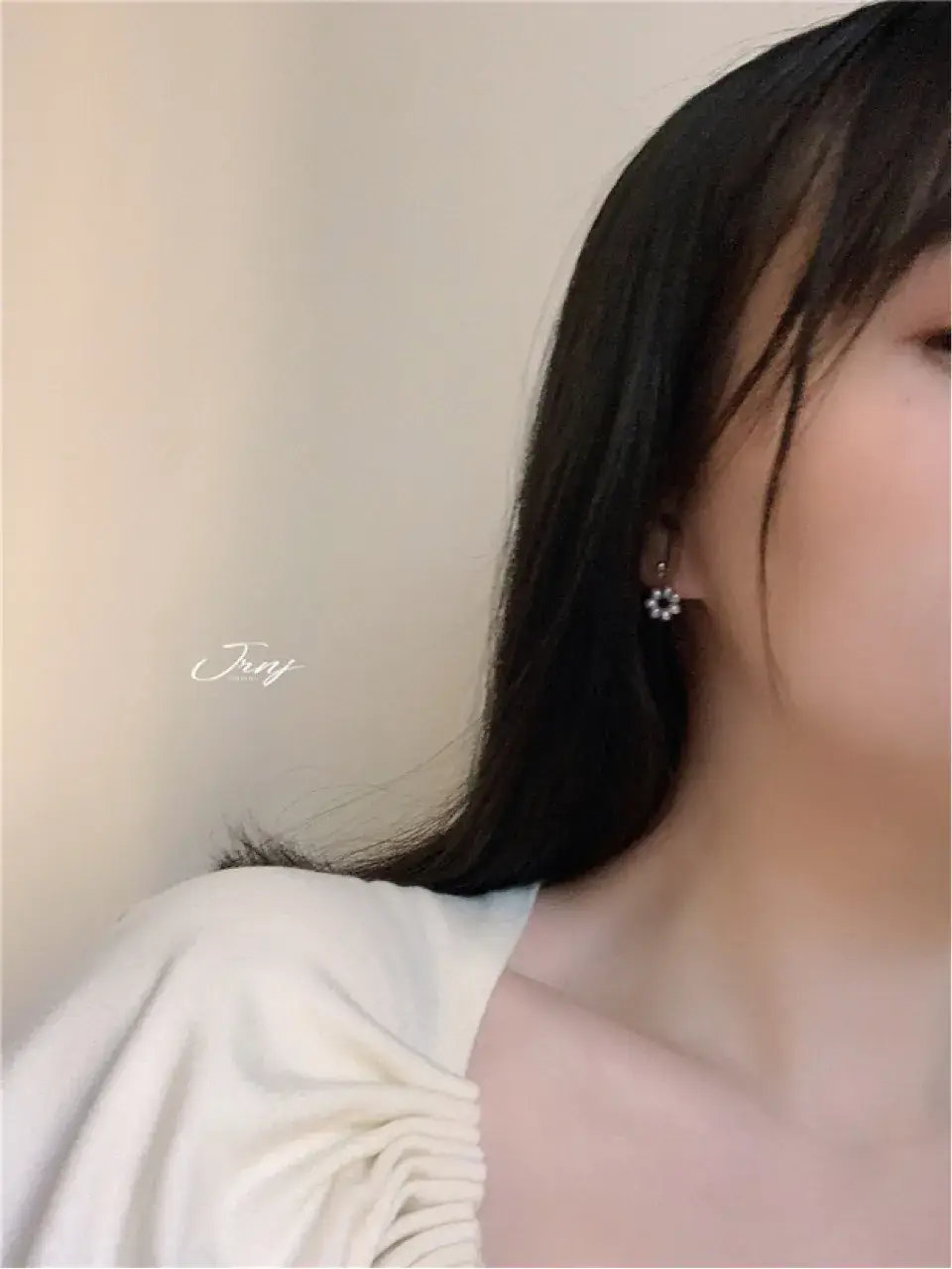 S925 Silver Pearl Earrings 14K Gold Elegant Mini — feature 5