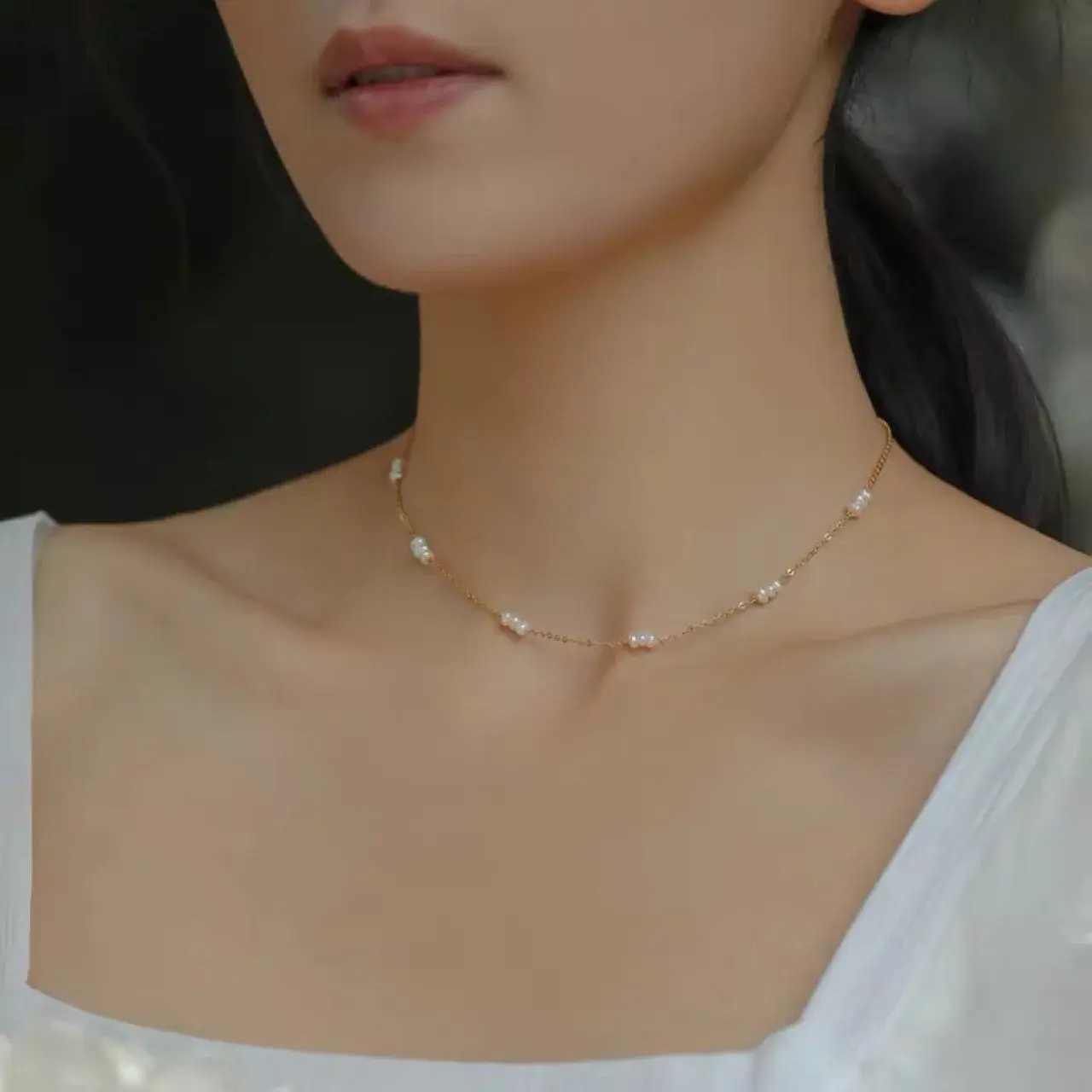 Natural Freshwater Pearl Necklace for Women - Image 4