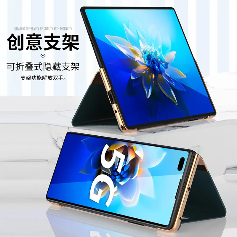 Huawei Mate X2 Yellow Smart Folding Case - Image 11